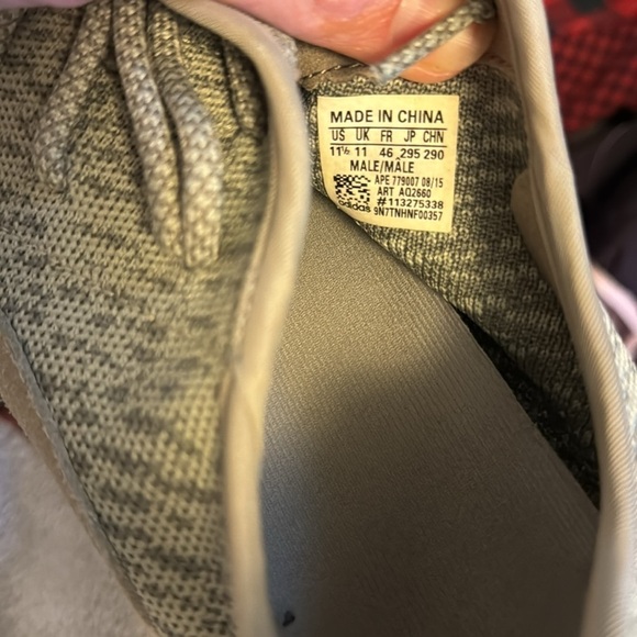Adidas Yeezy boost 350 size 11.5 grey moon rock main image 5